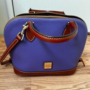 Dooney & Bourke, amethyst, zip zip satchel